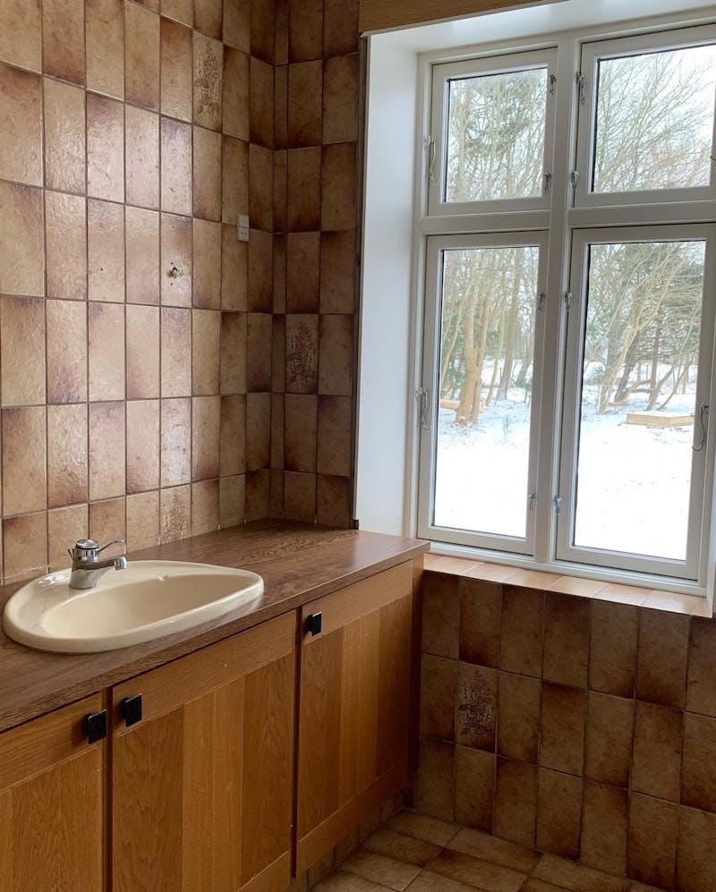 Oppussing av bad servant før Billig oppussing av bad